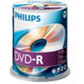 Philips DVD-R Discs - 100 Pack